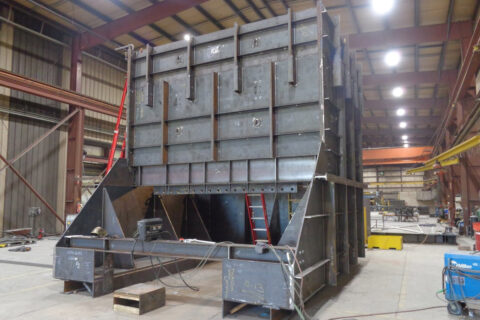 Mining crusher fabrication project 